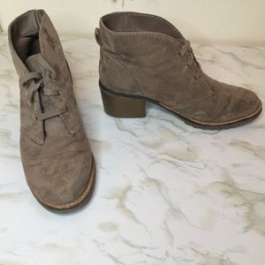 Suede Heeled Booties